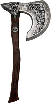 Scheda di Protezione Realistica - Design Viking - Schiuma PU - Leggero - Assegai da Gioco - Accessorio di Costume - Sicuro e Solido