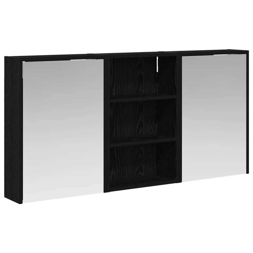 Set di Armadi da Bagno con lo scaffale 3 pcs 126 x 16 x 62.5 cm