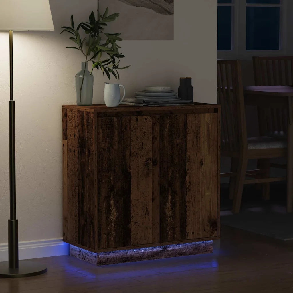 Credenza | Madia LED per Legno antico 71 x 34,5 x 75 cm Legno multistrato