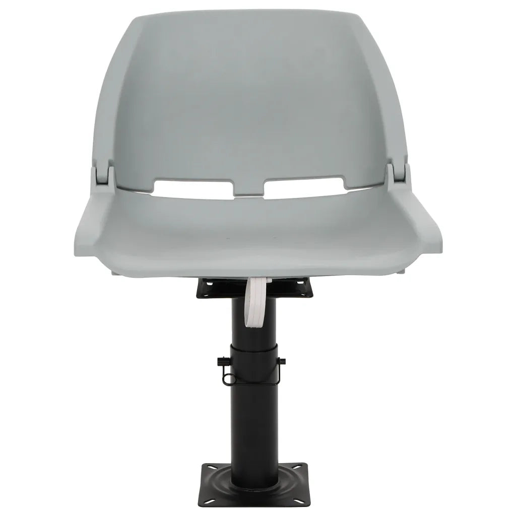 vidaXL Sedili Barca con Supporto 2pz Altezza Regolabile Girevole 360°