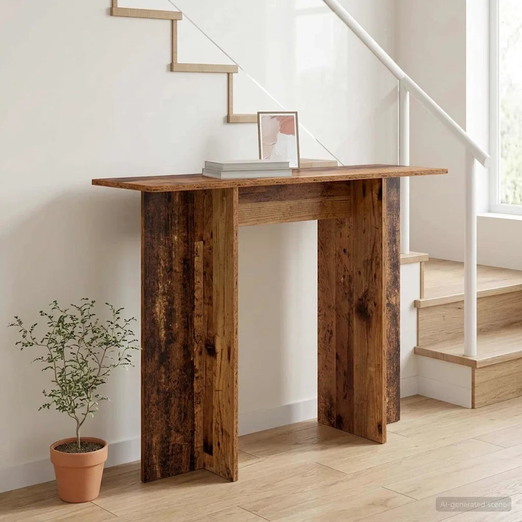 Tavolo consolle Legno antico 100 x 30 x 75 cm