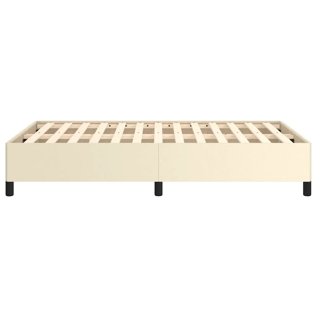 Giroletto senza Materasso Crema 120x190 cm Similpelle 379524