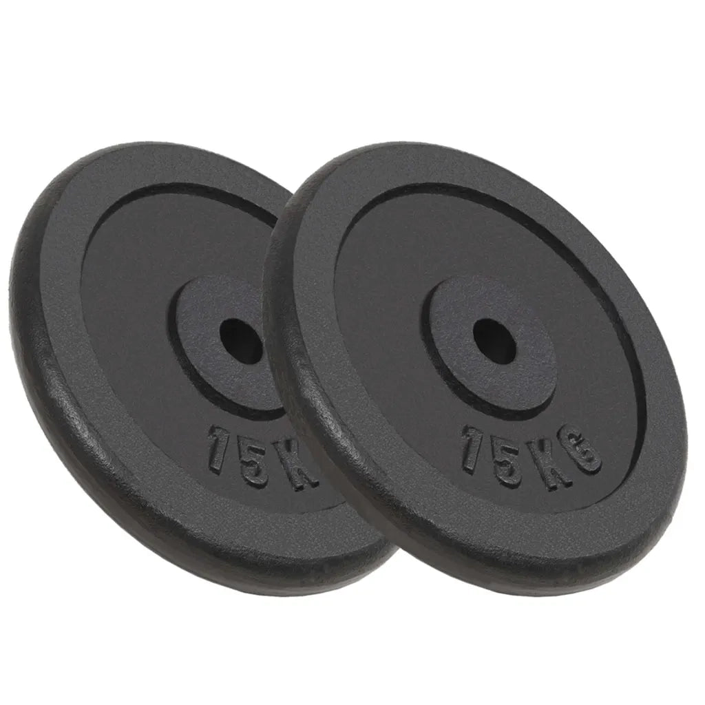 Dischi per Pesi 2 pz 2x15 kg in Ghisa cod mxl 65304