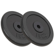 Dischi per Pesi 2 pz 2x15 kg in Ghisa cod mxl 65304