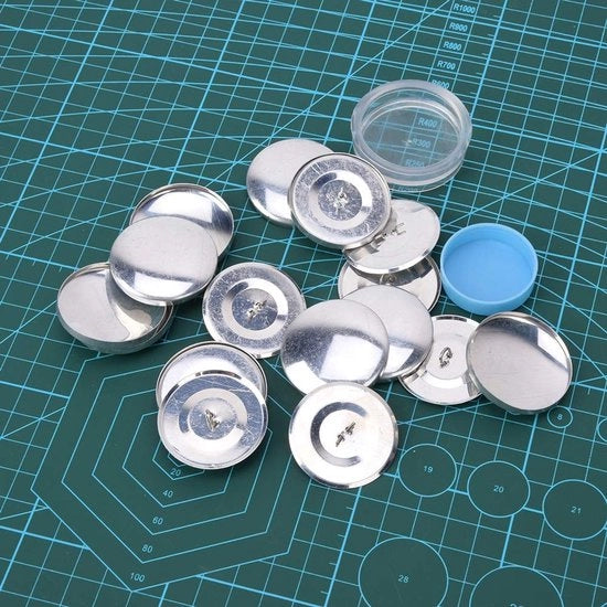 Set di Punti - Punti per Abbigliamento 40mm - Attività Artigianali - Alta Resistenza al Frottolio - Gomma/Metallo - Punti a Mano con Stile - Punto