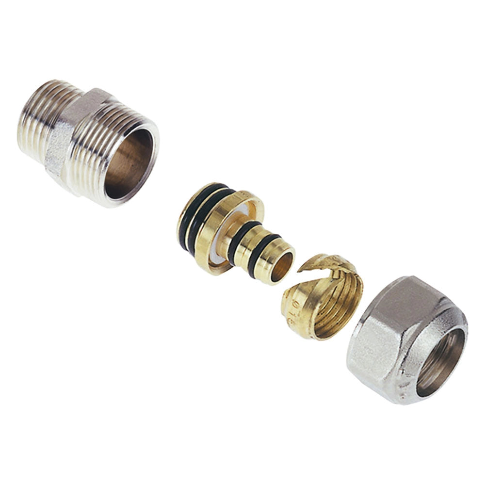 RACCORDO A STRINGERE DIRITTO 'ART. 531 / 541 / 591' 'art.541' - 20 x 1/2 - maschio  - ICMA