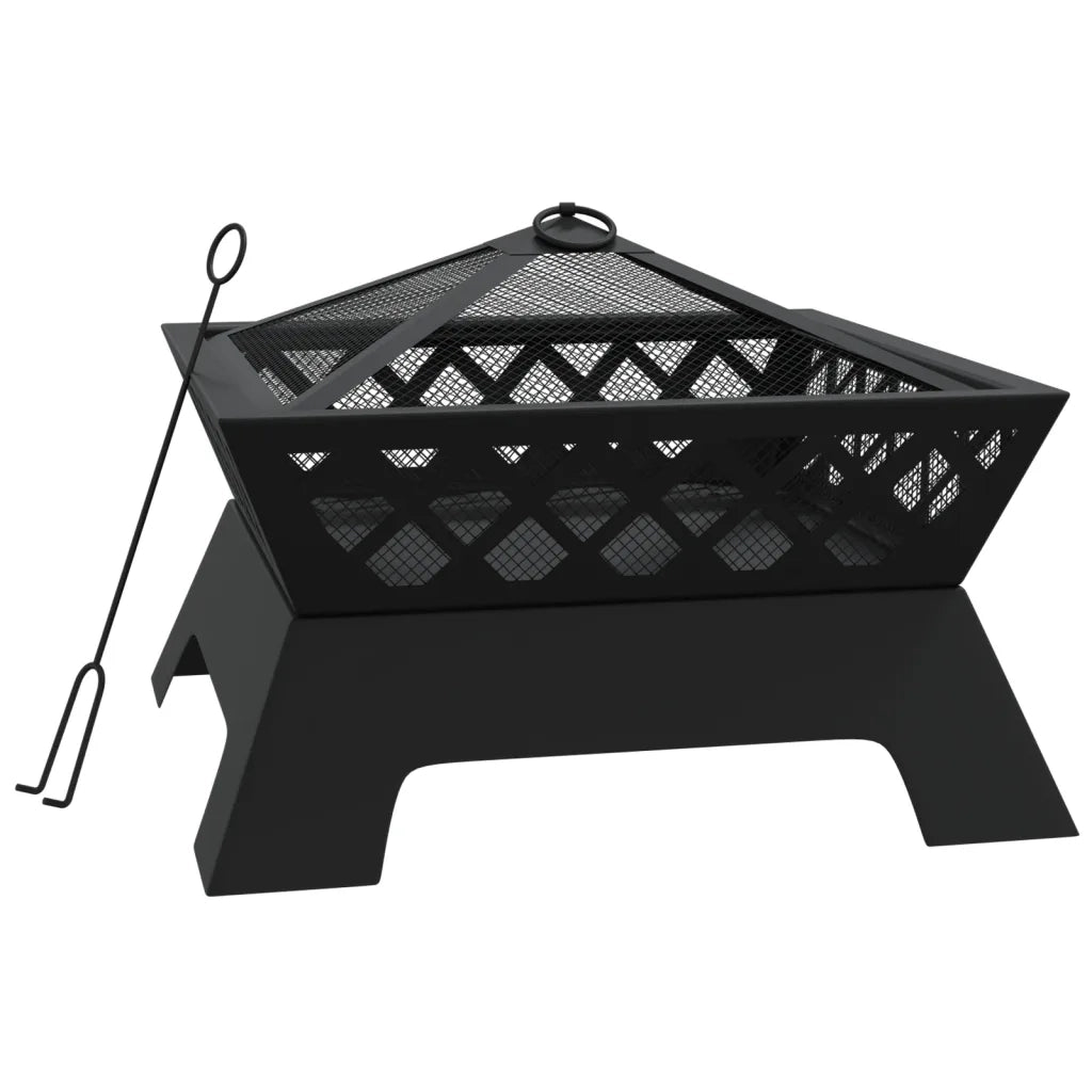 Braciere con Attizzatoio 50 cm XXL in Acciaio CFW5457088