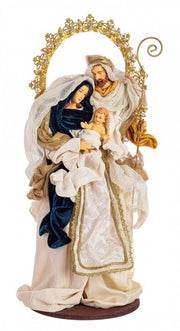 Sacra Famiglia Eden in piedi con corona H53
