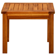 Tavolino da Giardino 45x45x36 cm in Legno Massello di Acacia 316394