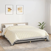 Coperta Ponderata Crema Chiaro 235x290 cm 15 kg Tessuto 350823