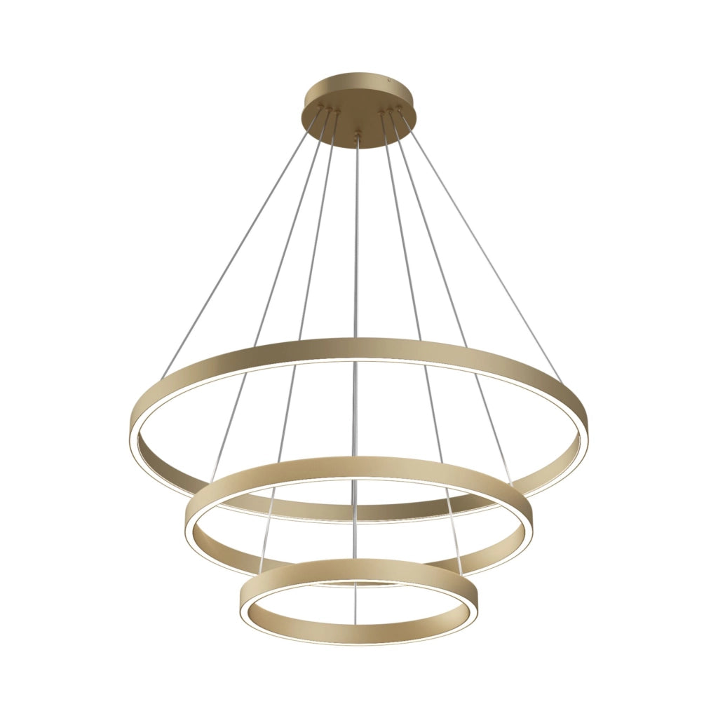 Maytoni Lampadario Moderno Rim 1 luce LED integrato ottone alluminio
