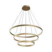 Maytoni Lampadario Moderno Rim 1 luce LED integrato ottone alluminio