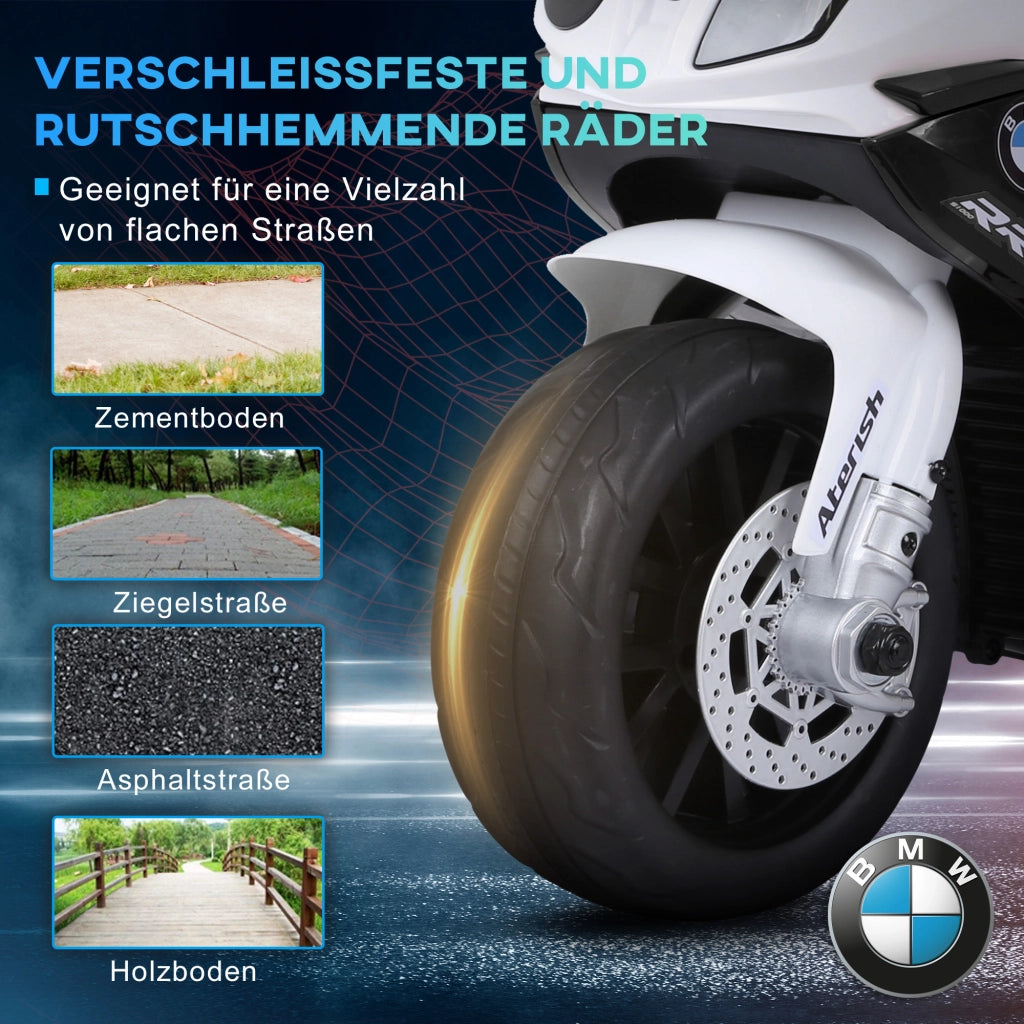 Motorradino Elettrico per Bambini BMW S1000RR 6V con Luci e Musica ¨C zephmum ¨C Nero