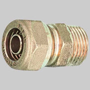 RACCORDO DIRITTO MASCHIO PER TUBO COBRAPEX  1/2 x 18 S. 2,5     TIEMME