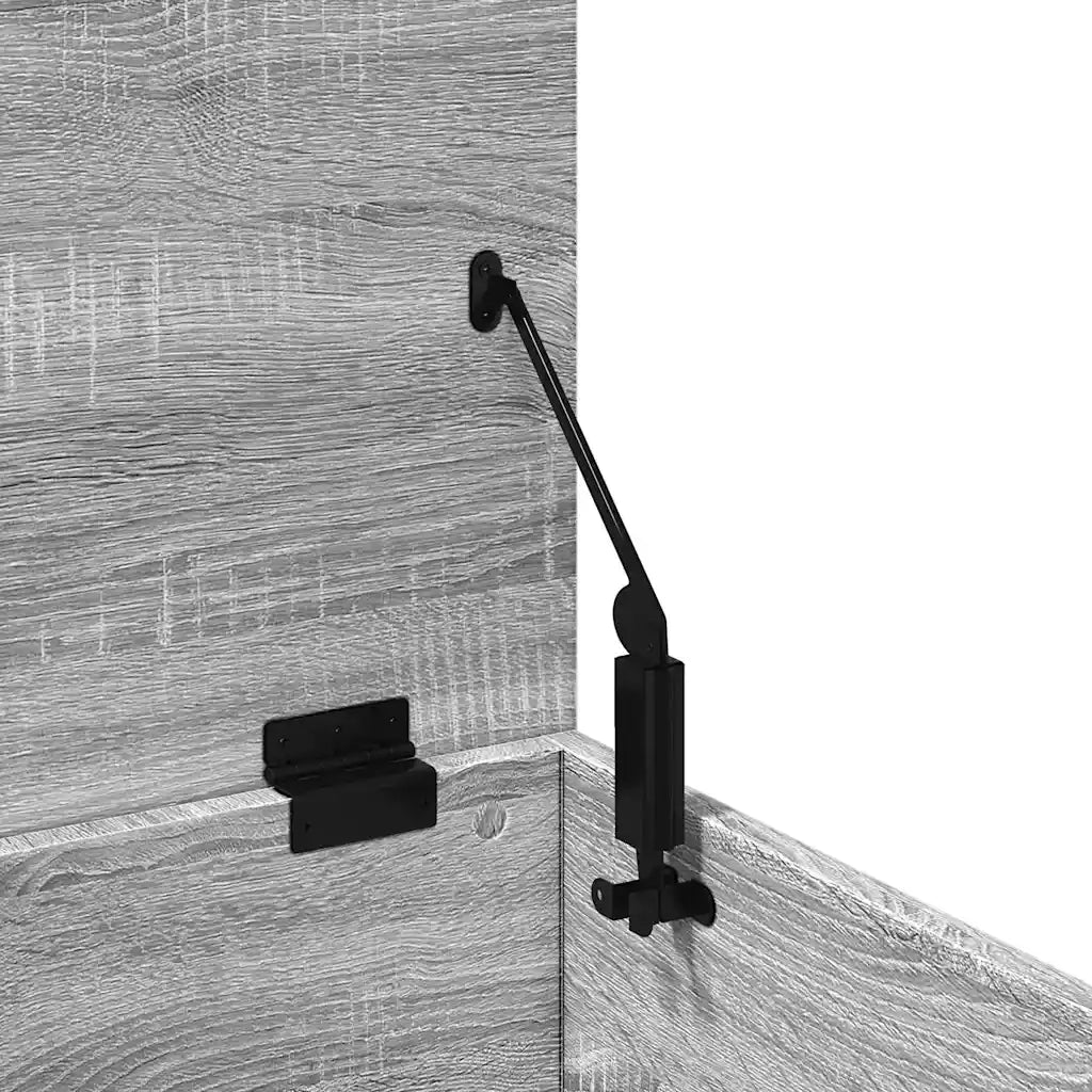 Contenitore Portaoggetti Grigio Sonoma 90x35x35 cm Truciolato 840686