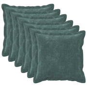 Federa 6 pcs HOUTEN Blu mare 35 x 35 cm Fleece in microfibra 916502