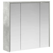 Mobiletto per specchio da Bagno | Armadio da bagno Grigio cemento