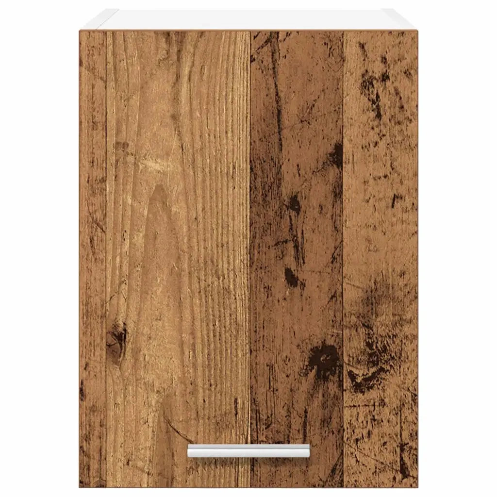 Armadio pensile con porta Legno Antico e Bianco 30 x 31 x 40 cm 884126