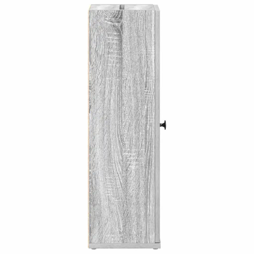 Mobile da Bagno con Portarotolo Grigio Sonoma 20,5x22x72 cm 858520