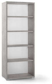 Libreria a Giorno 71x182x41 cm Cemento