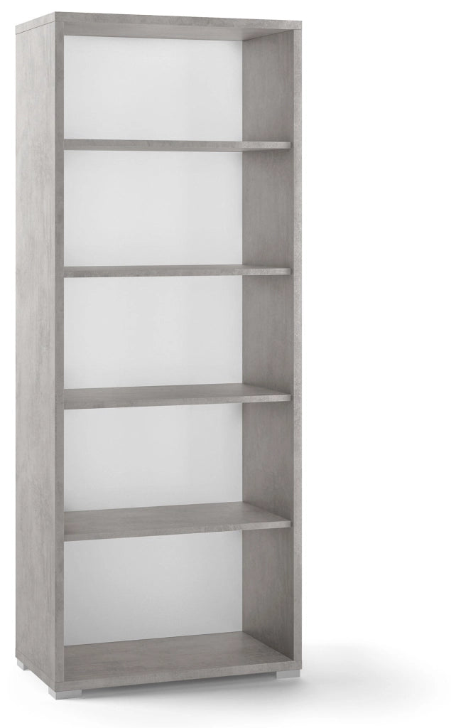 Libreria a Giorno 71x182x41 cm Cemento