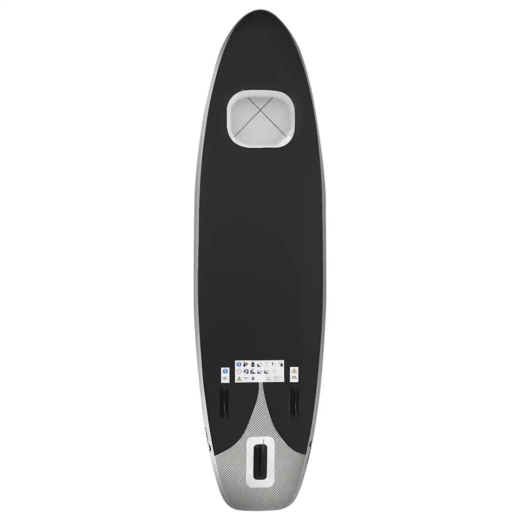Set Tavola SUP Gonfiabile Nera 360x81x10 cm cod mxl 59848