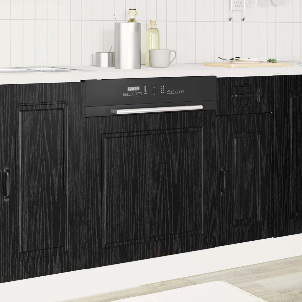 Pannello lavastoviglie PORTO Rovere Nero 60 x 1,5 x 57 cm 8003862