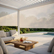 Parete laterale per pergola in alluminio textilene - TONY