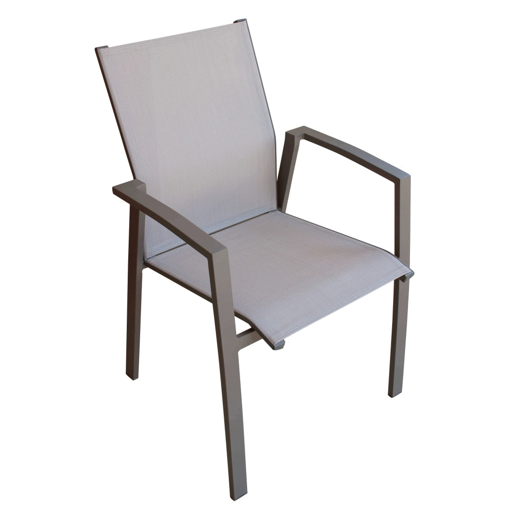 Poltrona da Giardino in Alluminio Textilene cm 57x61x89 - DREW