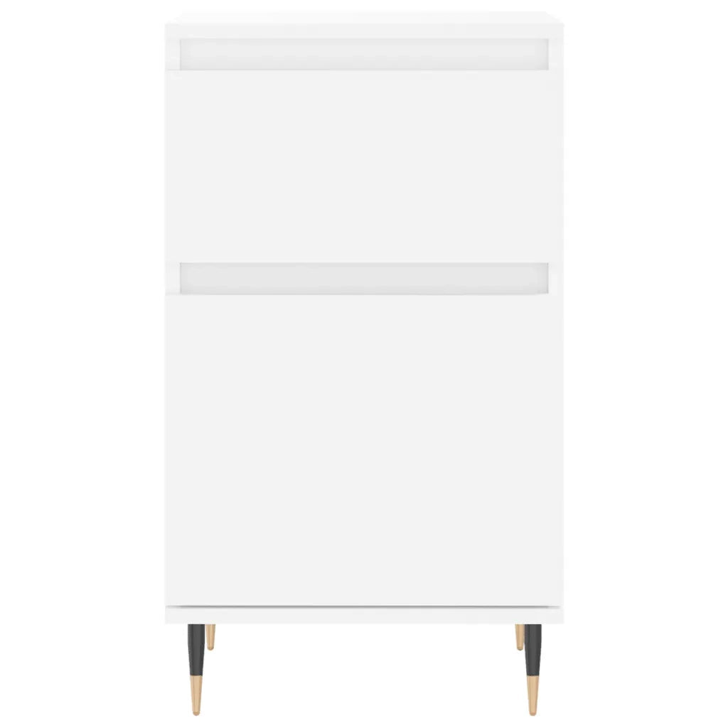 Credenze 2 pz Bianche 40x35x70 cm in Legno Multistrato 831133