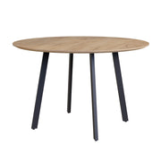 Vicco tavolo da pranzo Nero 120 x 120 cm