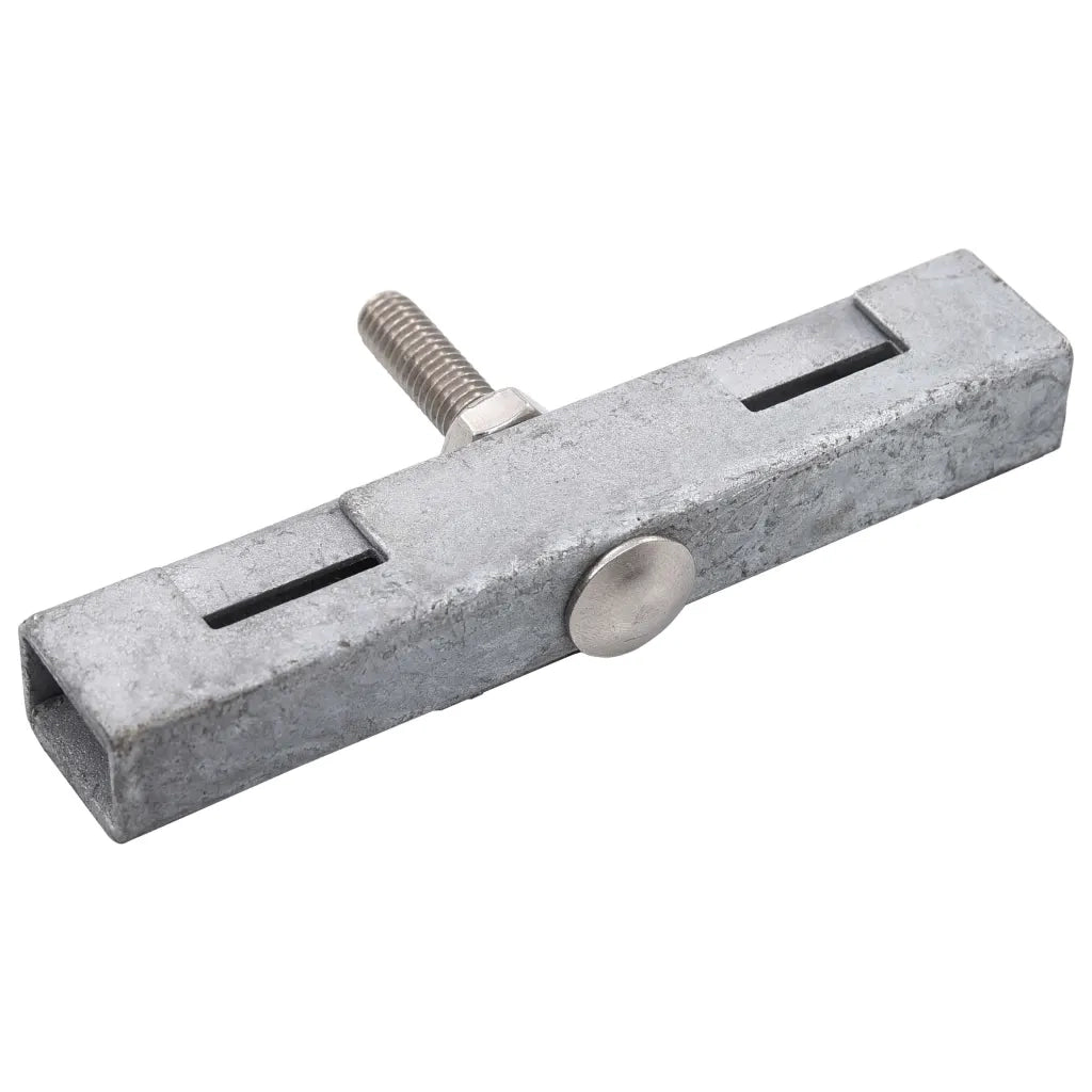 Set di Connettori per Griglie da Giardino 10 pz Argento 144497