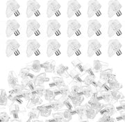 Supporte per pannelli 5 mm - pannelli trasparenti in plastica - penna di sostituzione - mensole per cucina - supporti per libri - pannelli di sostegno - 20 pezzi