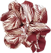 Accessori capelli - Scrunchies - Tela di seta - Grande - Donna - Ragazza - Elastico - Satin - Premium - Accessori capelli - Rosso vino