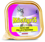 Patè per Gatti ''Misura Tigris'' Gusto Pollo e Tacchino Gr. 100 32 Pezzi