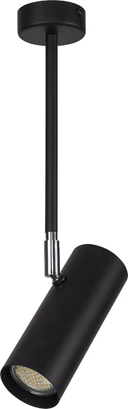 Faretto soffitto minimal nero 40cm 1xGU10 25W Oko Sigma