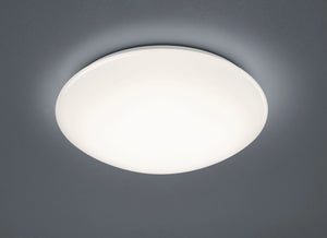 POLLUX PLAFONIERA LED 12W 1160lm, 3000K CON SENSORE DI MOVIMENTO DIFFUSORE METACRILATO BIANCO IP44 D. 27CM