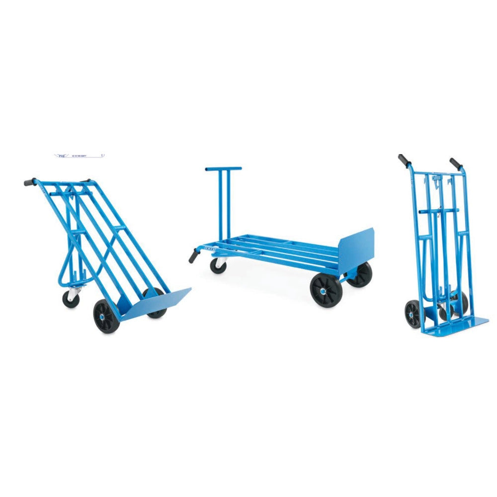 Trade Shop - Carrello Milleusi 3in1 3 Ruote Movimentazione Obbliqua Alta O Stesa Omcn 092 -