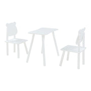 Set tavolo e 2 sedie per bambini bianco 03_0009451