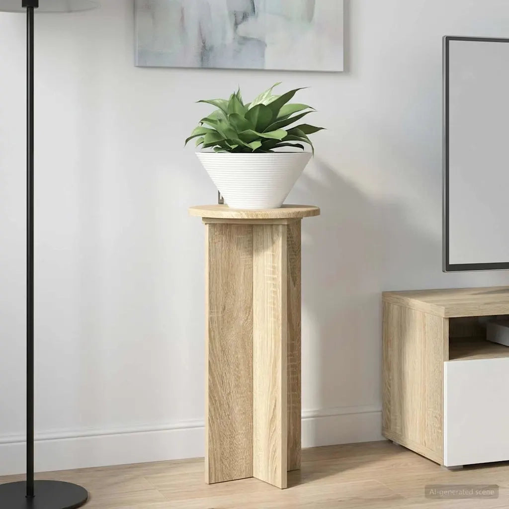 Supporto per piante 2 pcs Rovere Sonoma 29,5 x 29,5 x 60 cm 899719