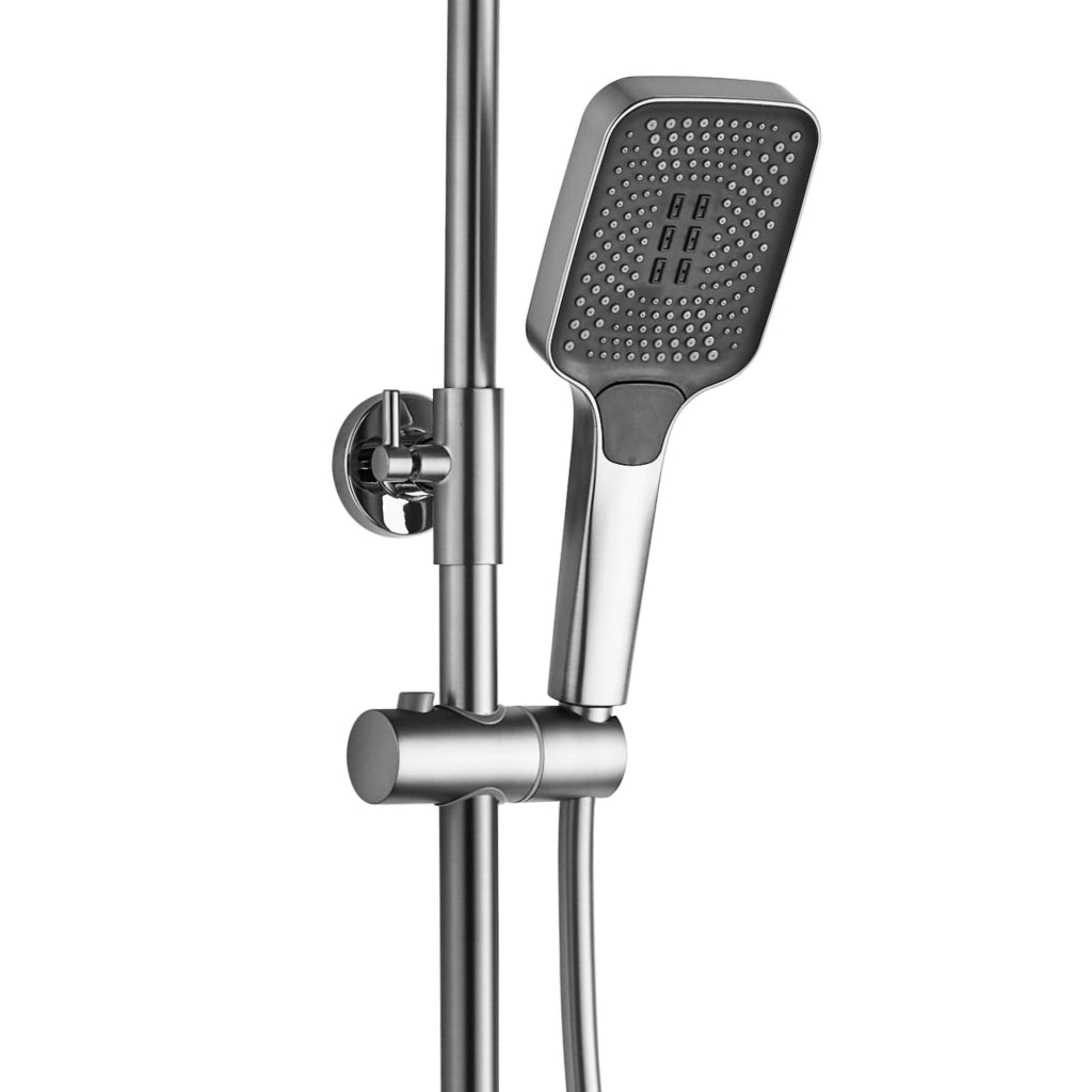 Set Doccia Rea Helix Nickel Brush Inox