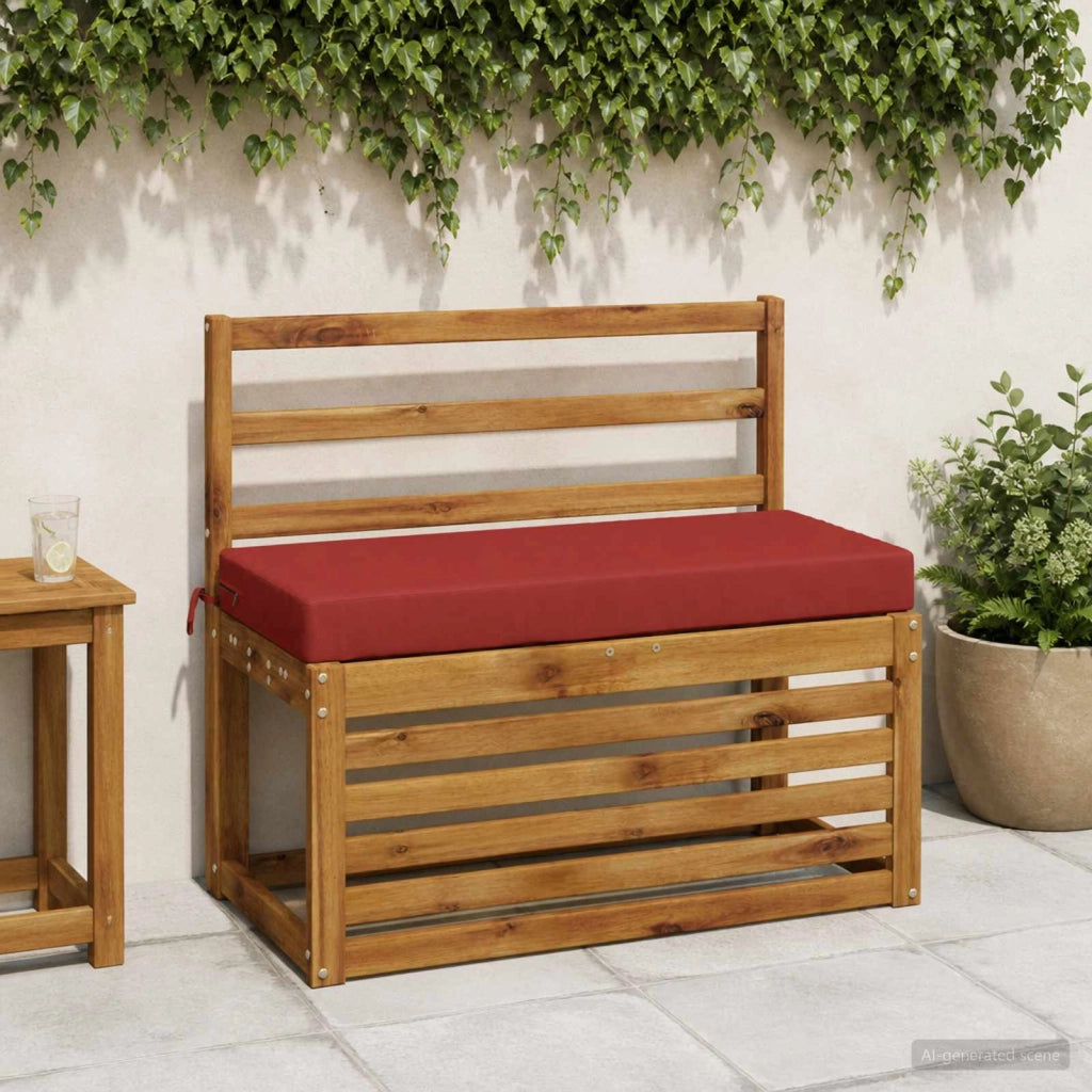 Cuscini per Panchina a 2 Pezzi SOEST 2 pz 100% Poliestere Rosso 949503