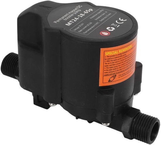 Pompa per aumento della pressione dell'acqua - Booster per doccia - Silenzioso e portatile - A energia solare - Per bassa pressione dell'acqua - Adatto per uso domestico - Modello Qin...