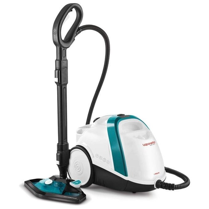 Polti Vaporetto Smart 100_T Pulitore a vapore cilindrico 1500 W Blu, Bianco