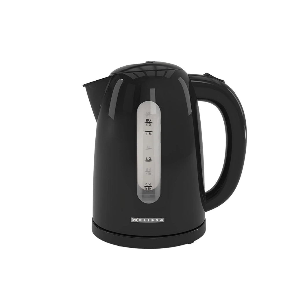 Bollitore Elettrico 1,7 L 2200W con Base 360° e Spegnimento Automatico Nero MELISSA