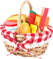 Cesta picnic per bambini - 17 articoli di gioco - Giocattoli in legno a partire dai 3 anni