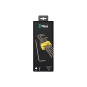 Wera 950-13 HEX-PLUS IMPERIAL 1 Set di chiavi a brugola in pollici con tecnologia Hex-Plus e finitura BlackLaser 13 pezzi colore Nero