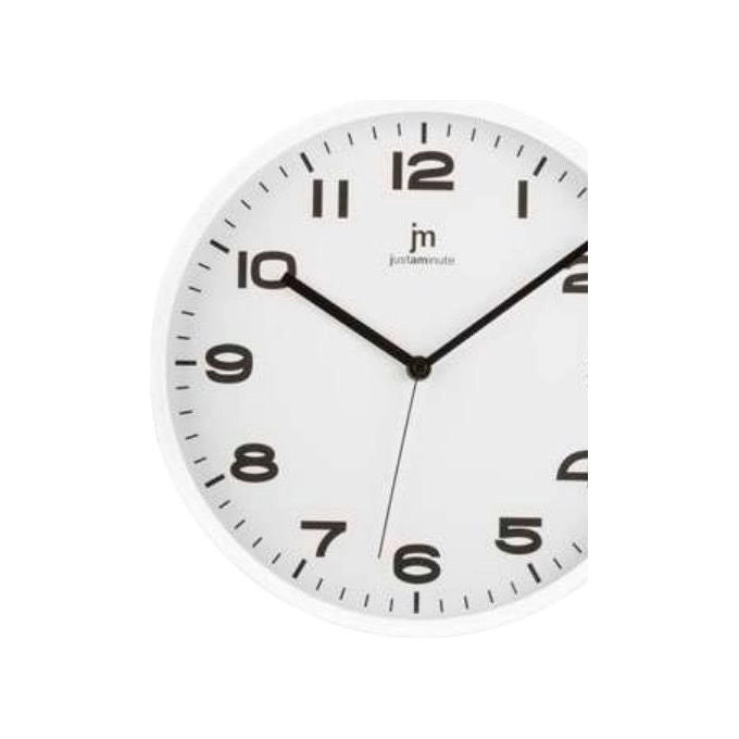 Lowell Justaminute 00875B wall/table clock Parete Quartz clock Cerchio Bianco