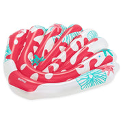 Trade Shop - Materassino Gonfiabile Galleggiante Design Corallo Rosso Piscina Lago Estate 43724 -