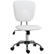 Sedia da ufficio girevole con altezza regolabile e funzione basculante ¨C Minimal ¨C bianco 50x54x87,5-96,5 cm